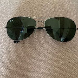 Ray-Ban Silver Sunglasses With Case